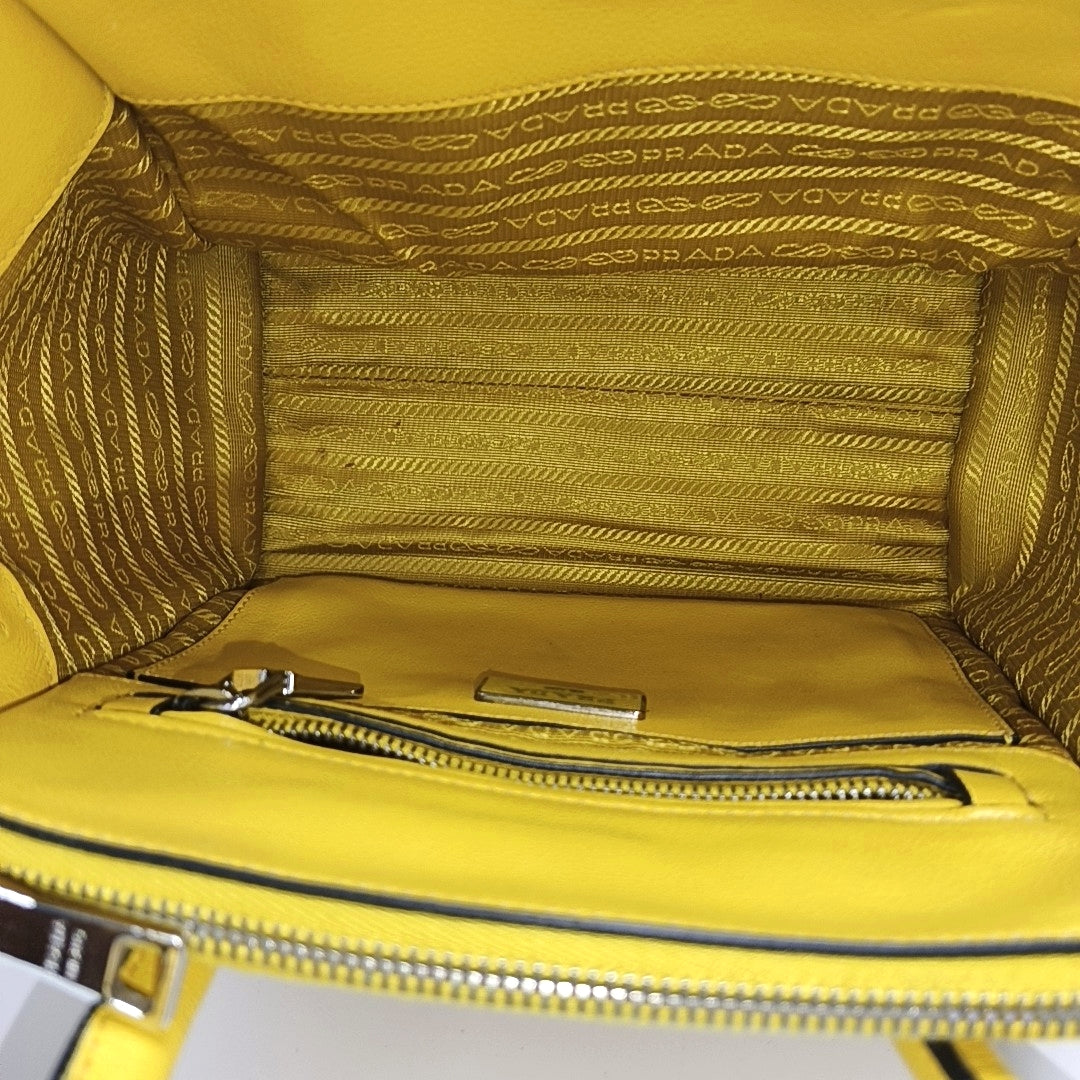 Calfskin Tote Bag Yellow