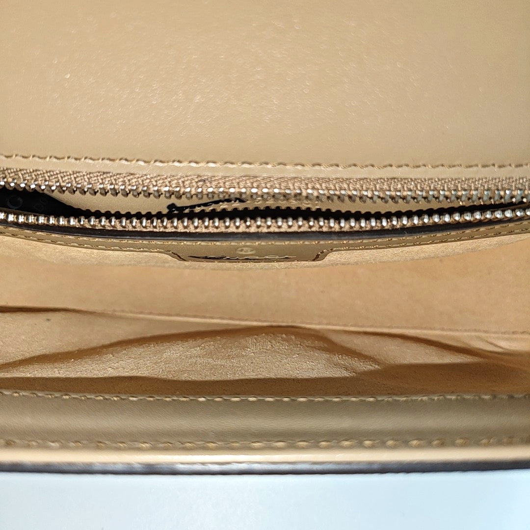 Monogram Coated Canvas Shoulder Bag Gray