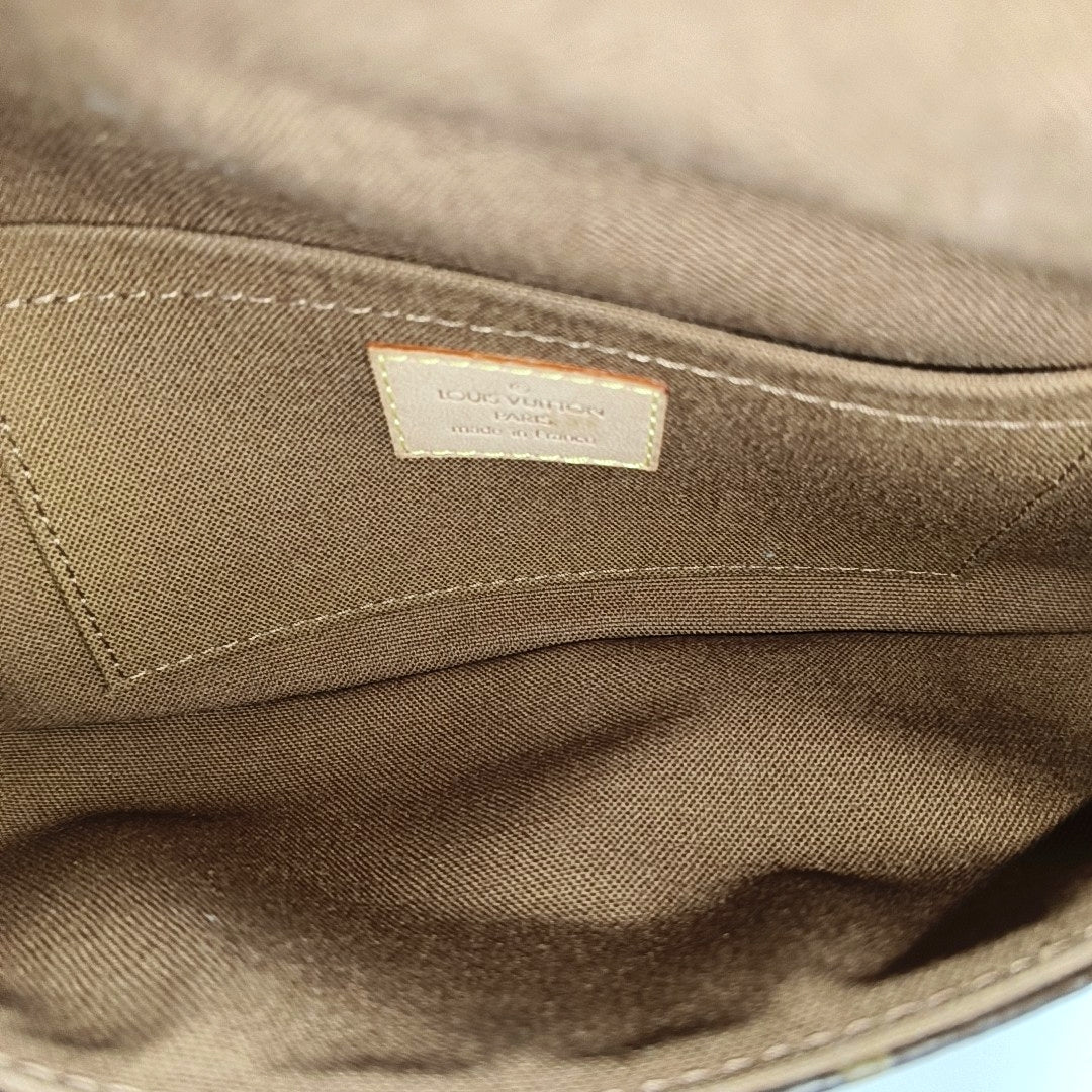 MARELLE Monogram Coated Canvas Brown