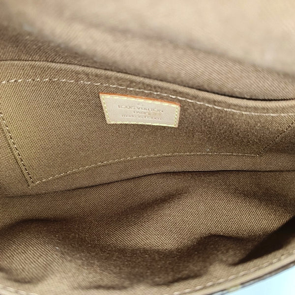 MARELLE Monogram Coated Canvas Brown
