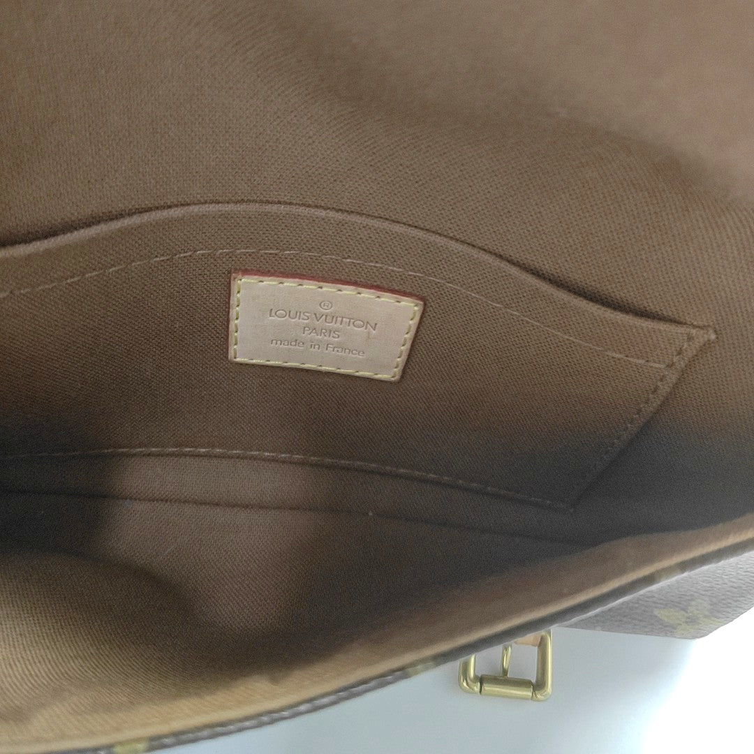 MARELLE Monogram Coated Canvas Brown