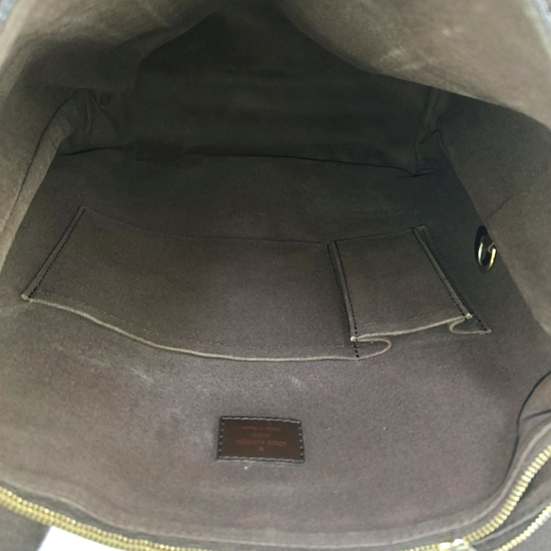 VINTAGE BEAUBOURG Damier Ebene Coated Canvas Brown