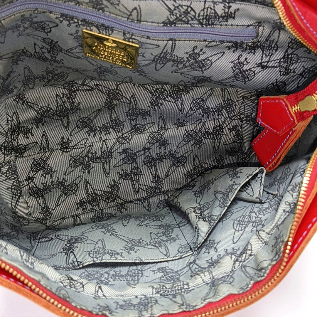 Quilted Calfskin Shoulder Bag Red