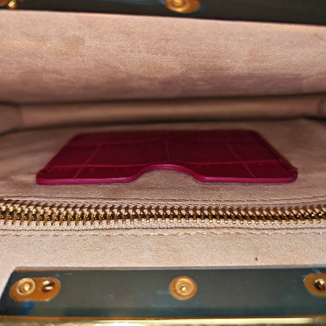 Calfskin Clutch Red