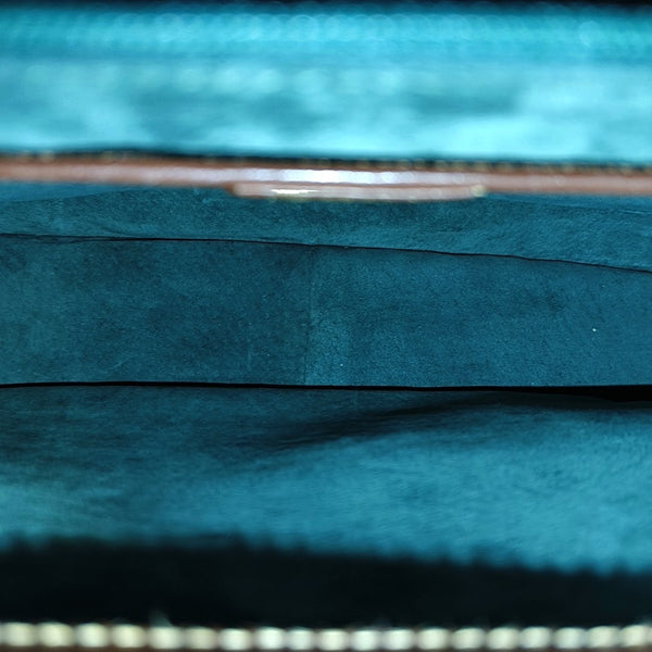 Quilted Suede Shoulder Bag Green