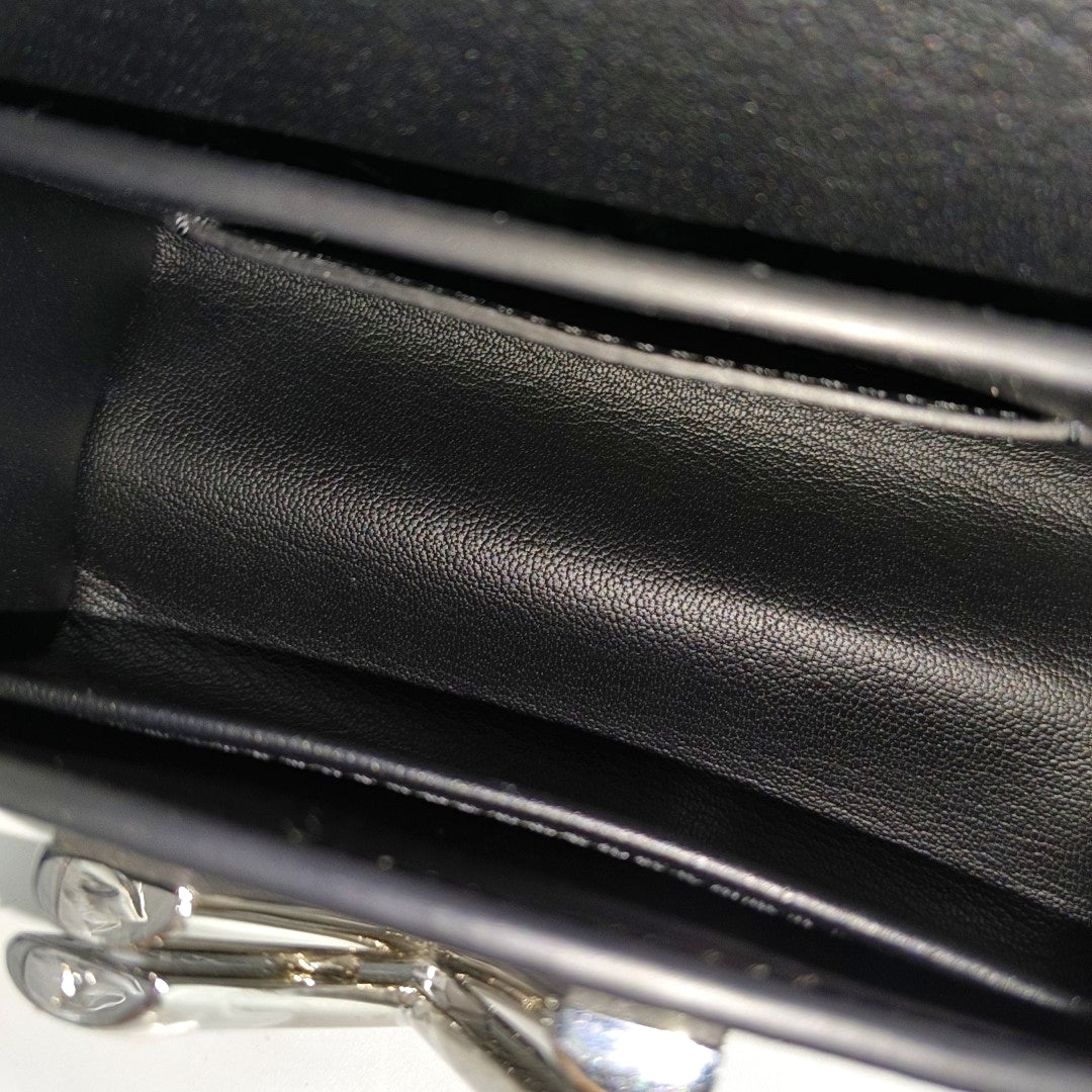 TWIST PM Monogram Python Black