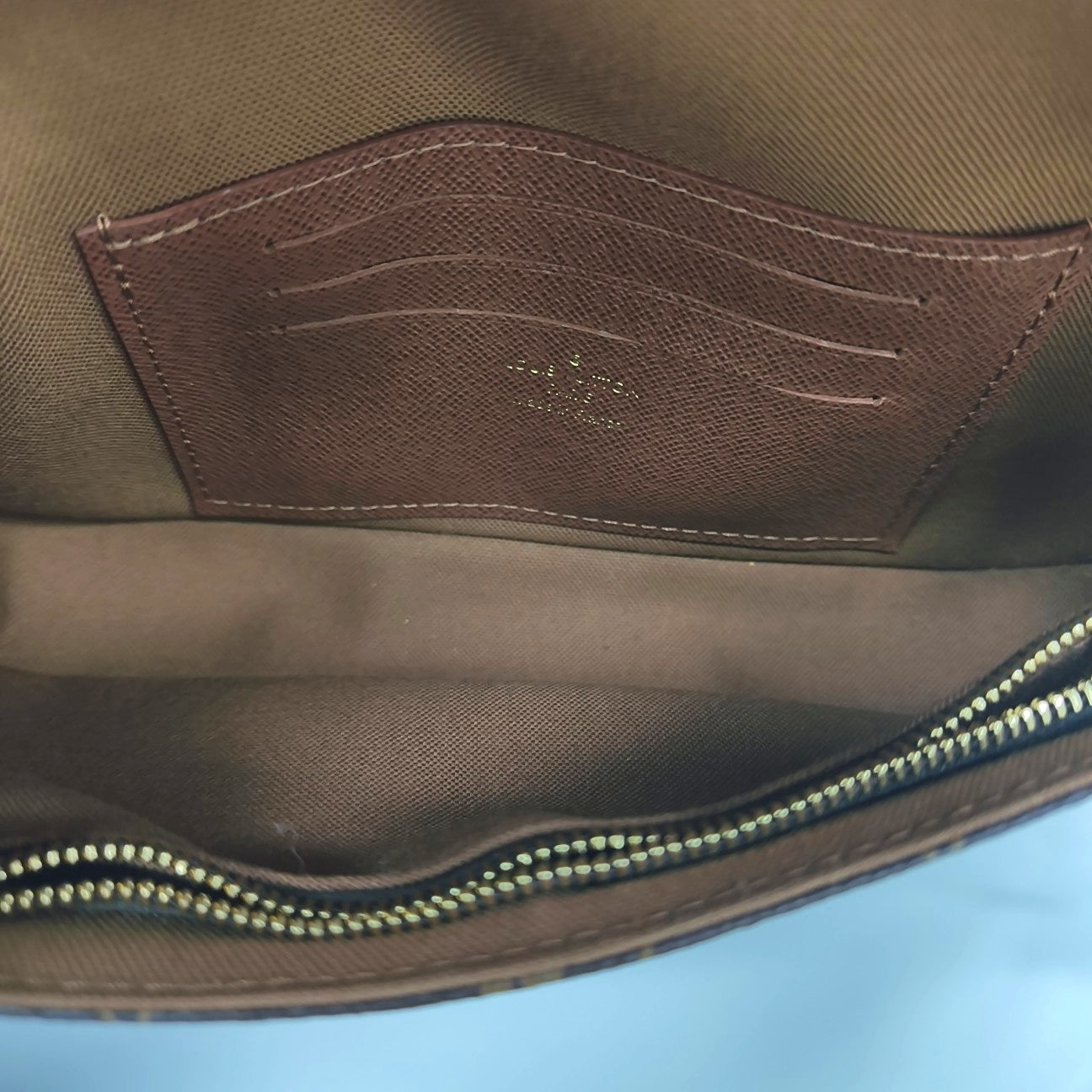 IVY Monogram Coated Canvas Brown
