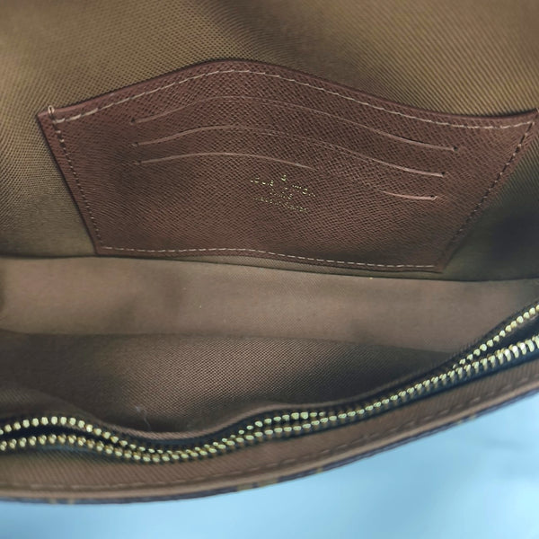 IVY Monogram Coated Canvas Brown