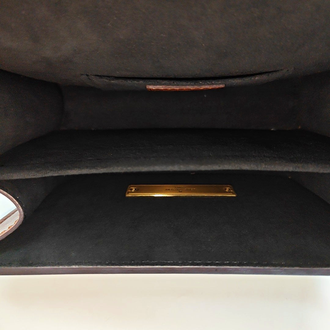 DAUPHINE Mini Monogram Coated Canvas Brown