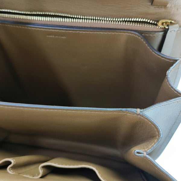 CLASSIC BOX Medium Calfskin Brown
