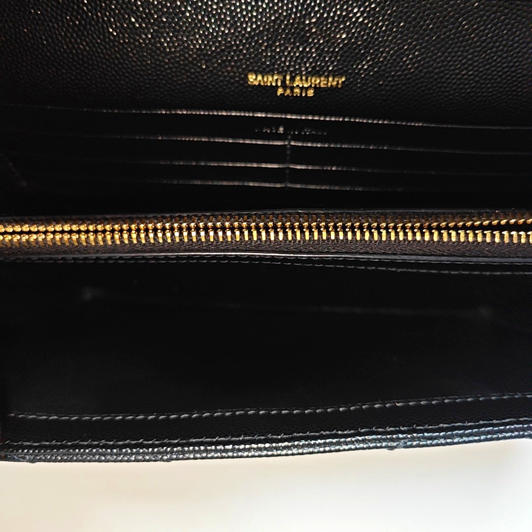MONOGRAM Medium Quilted Calfskin Black