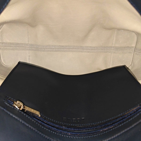 Suede Shoulder Bag Blue