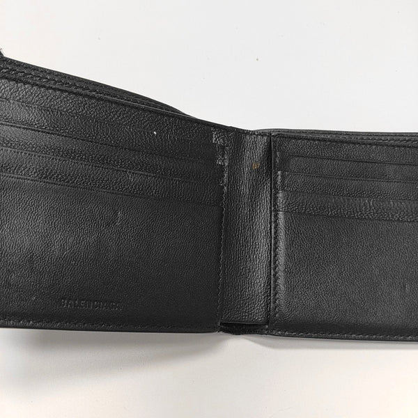Cash Calfskin Black Wallet