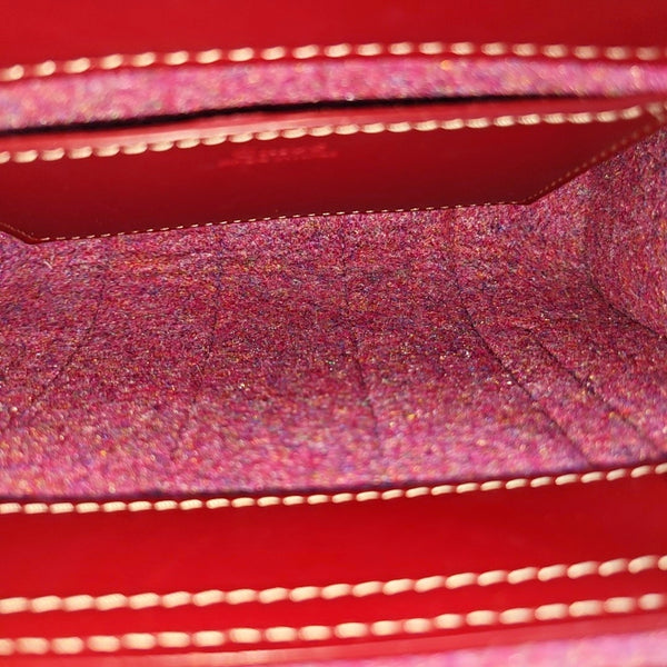 Authenticated pre-owned  Woody Mini Felt Burgundy - Shoulder Bag at Looply