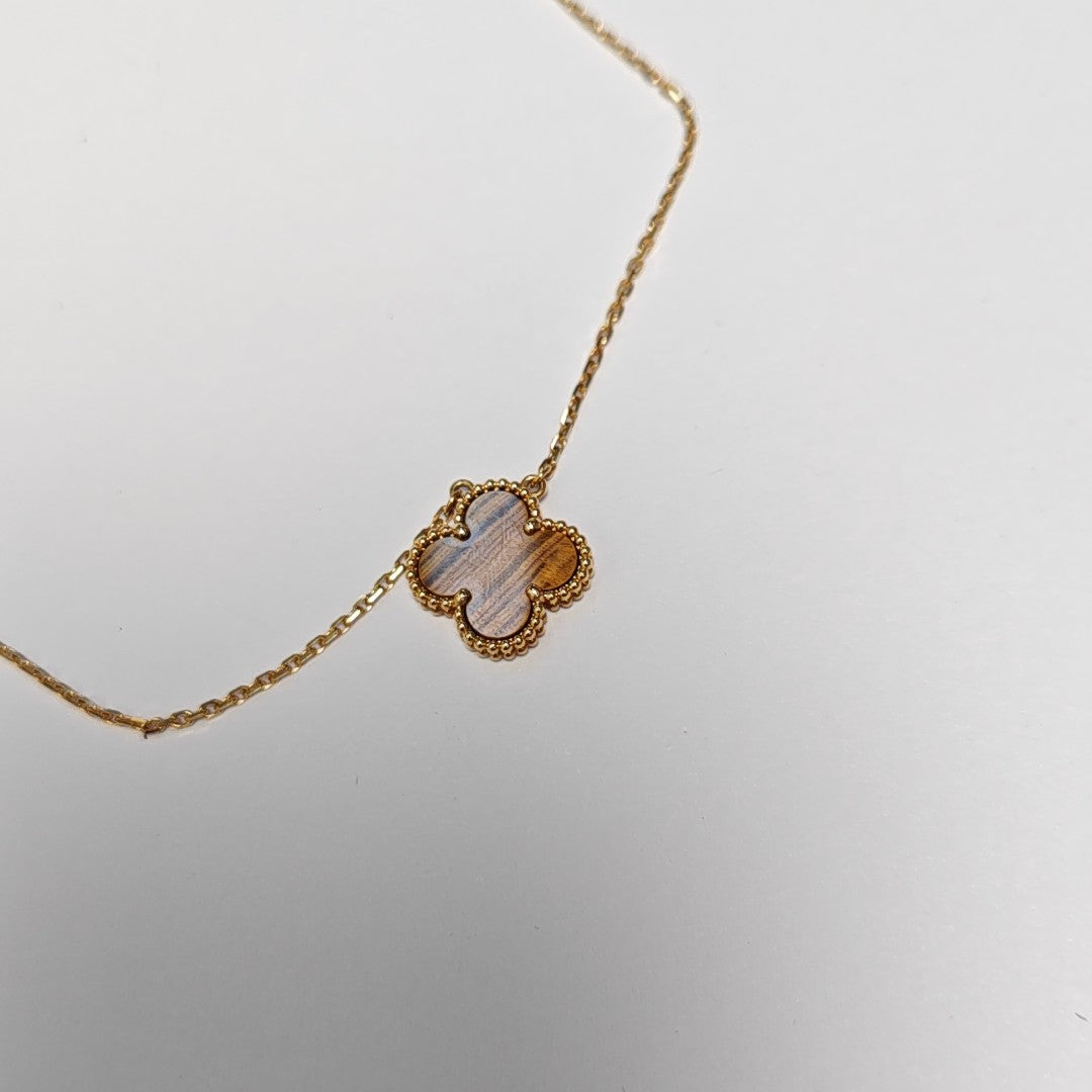 Vintage Alhambra 18k Gold Necklace