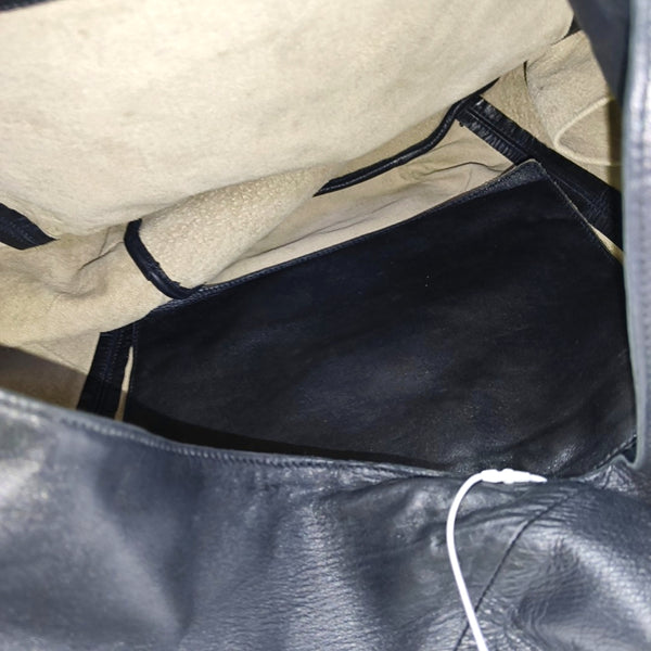 Calfskin Shoulder Bag Black