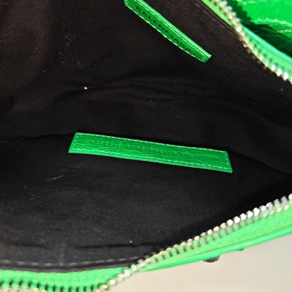 Le Cagole Mini Lambskin Green