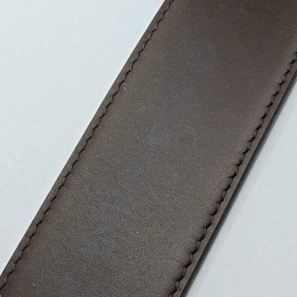 Coated Canvas Belt Brown