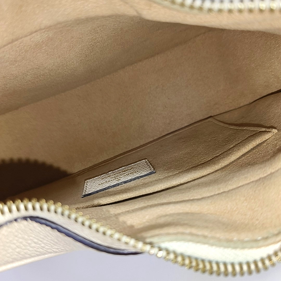 BAGATELLE Monogram Calfskin White