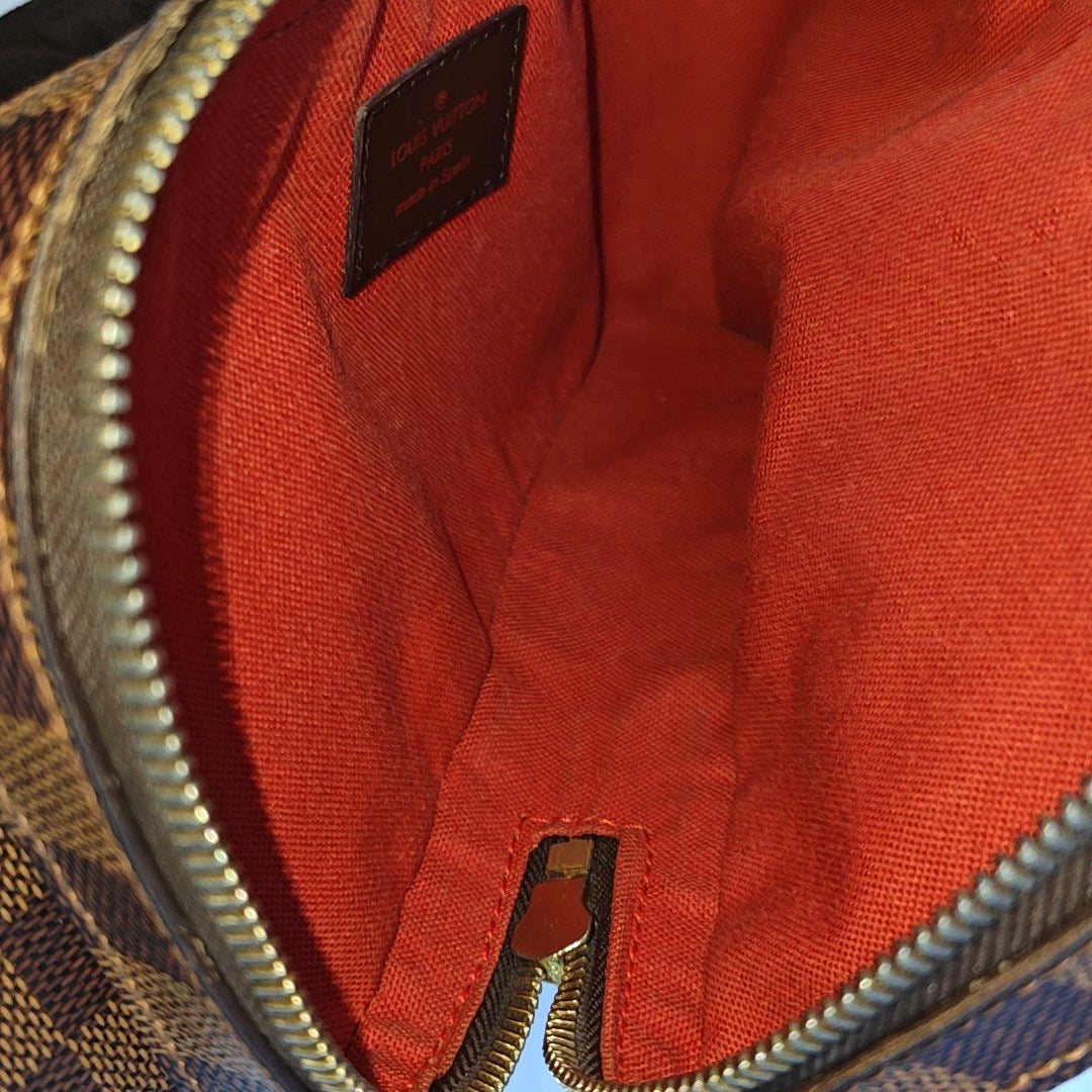 GÉRONIMOS Damier Ebene Coated Canvas Brown