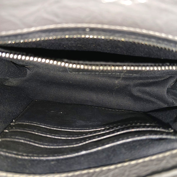 NIKI Mini Chevron Calfskin Gray