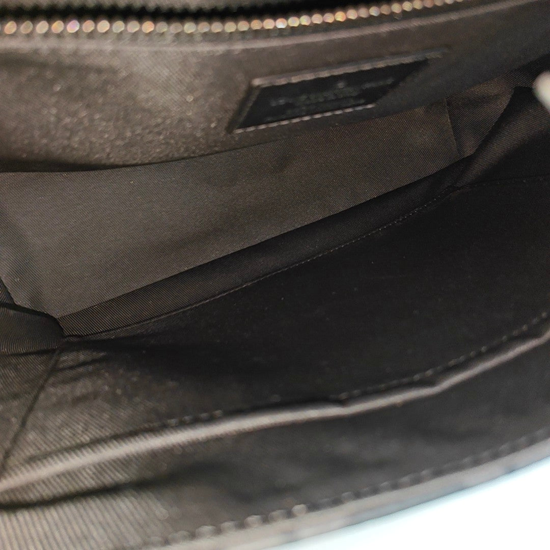 VOYAGER PM Monogram Coated Canvas Black
