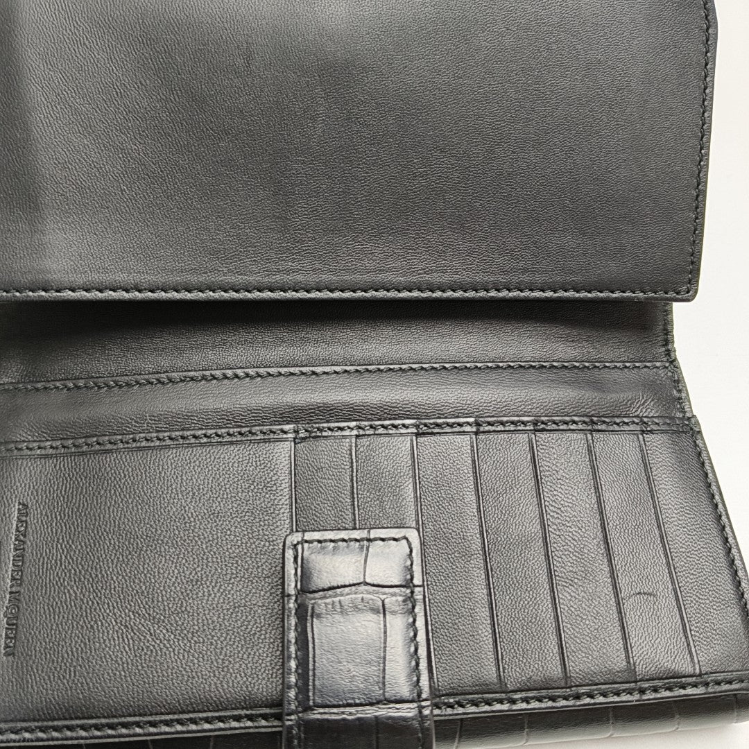 Calfskin Wallet Black