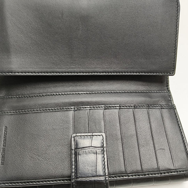 Calfskin Wallet Black