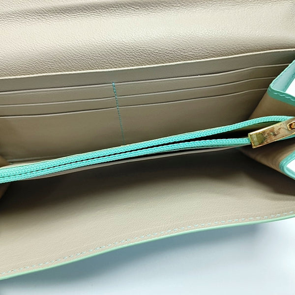 Calfskin Wallet Blue