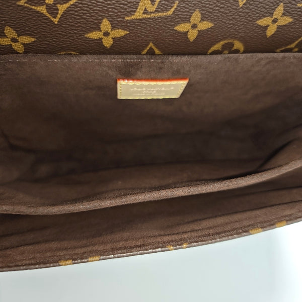 MÉTIS MM Monogram Coated Canvas Brown