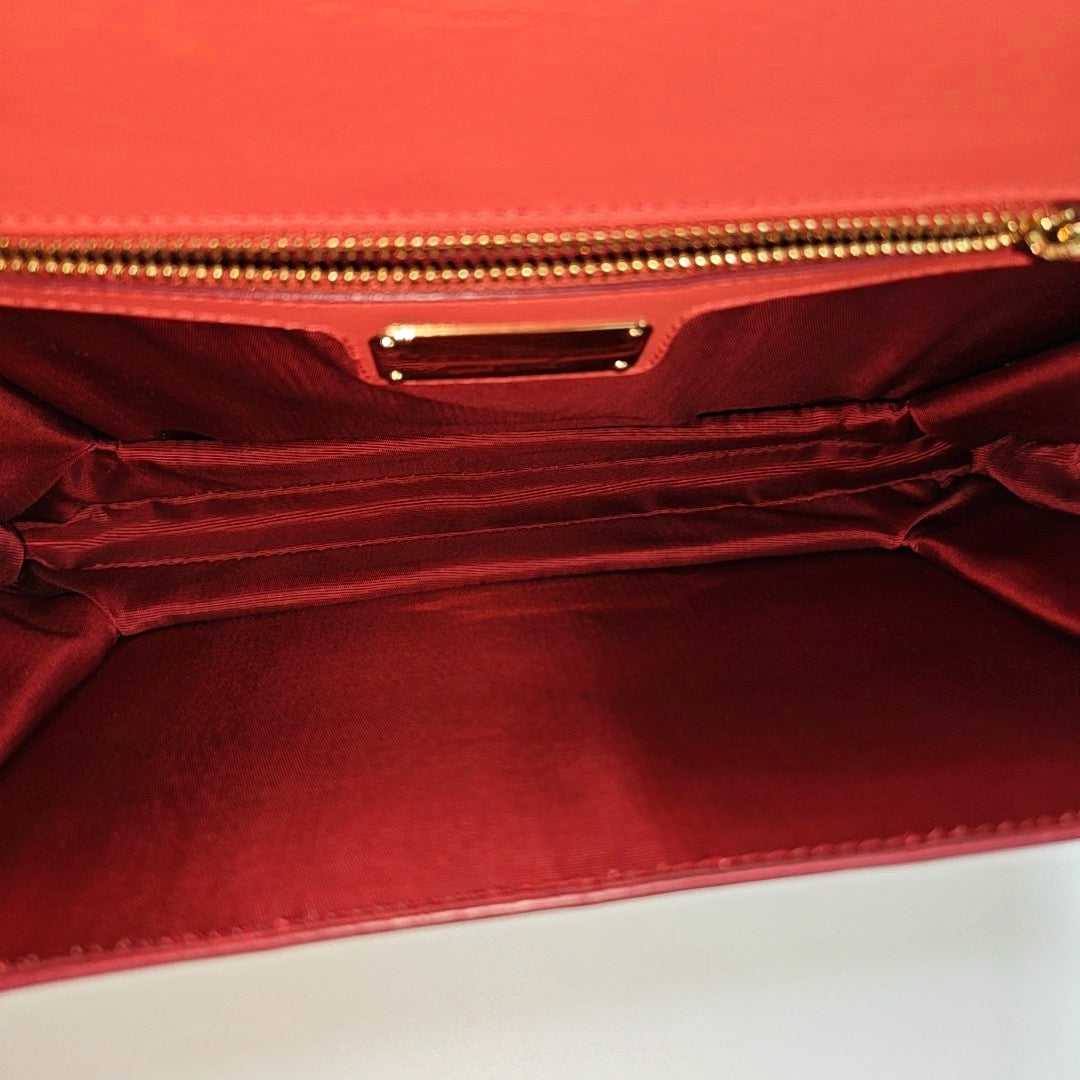 Ginny Calfskin Red