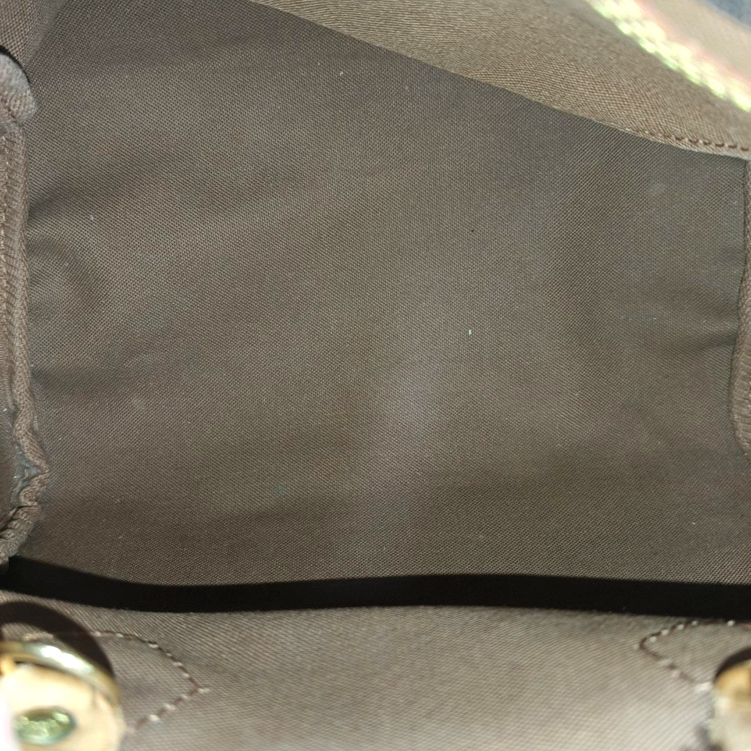 SPEEDY 25 Monogram Coated Canvas Brown