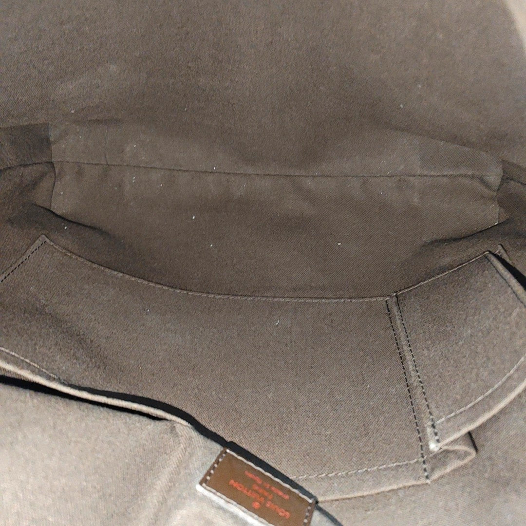 BROOKLYN Damier Ebene Coated Canvas Brown