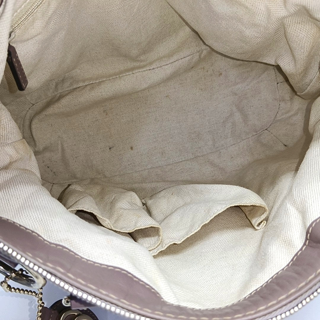 Sukey Monogram Canvas Beige