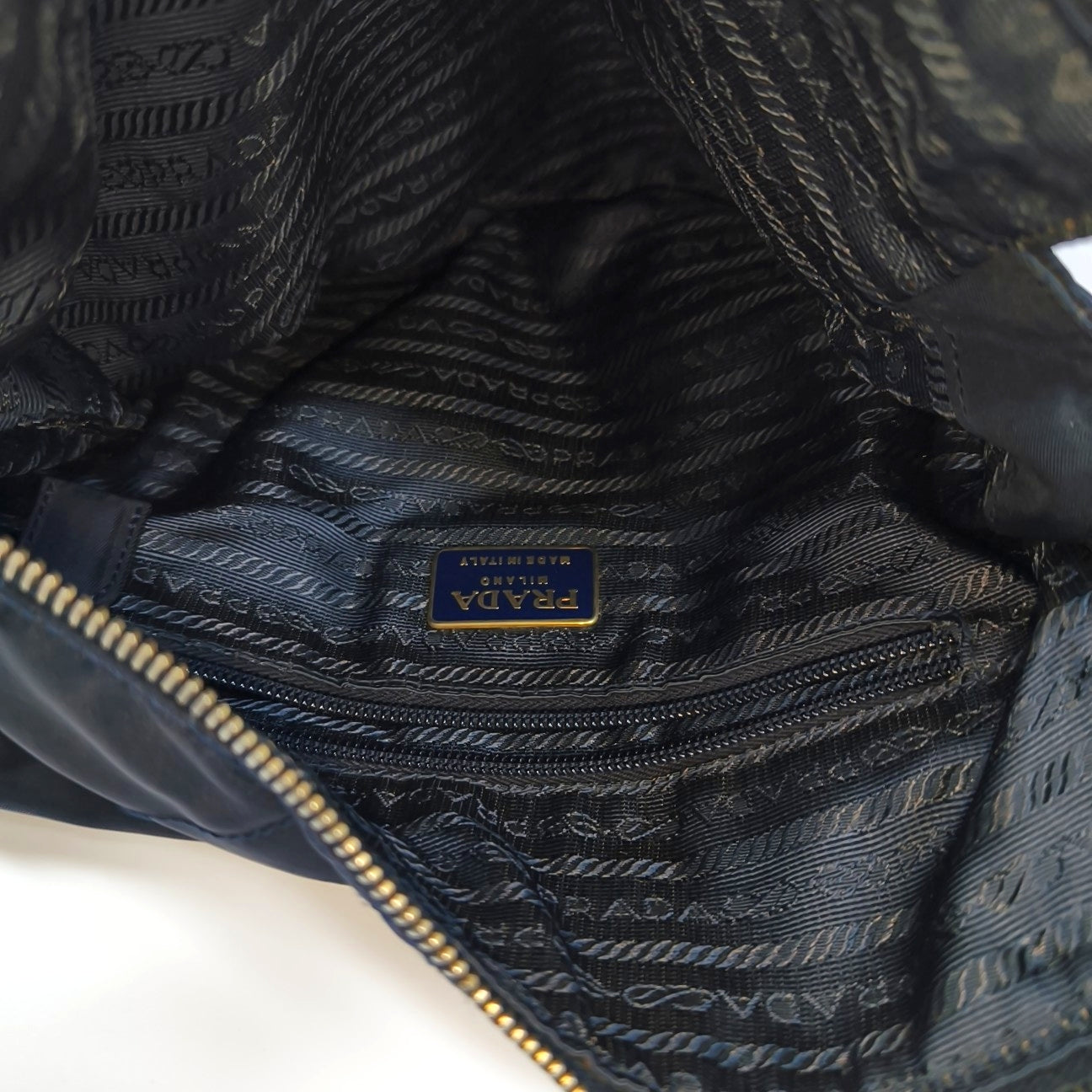 Vintage Quilted Nylon Black
