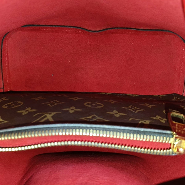 NÉONOÉ MM Monogram Coated Canvas Brown