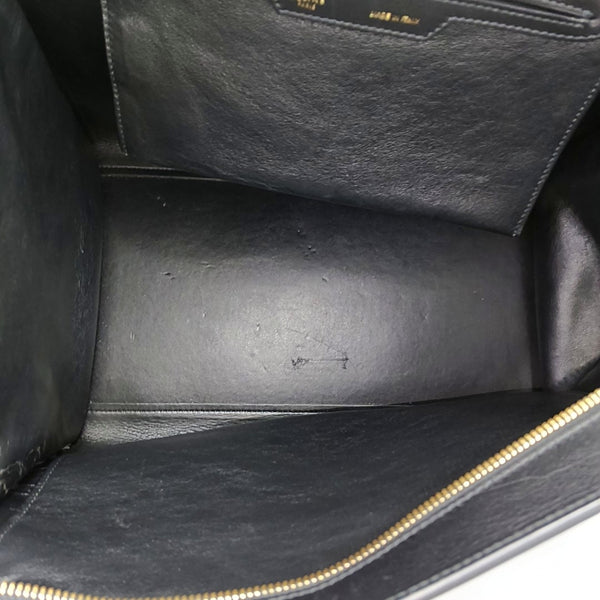 TRAPEZE Medium Calfskin Black