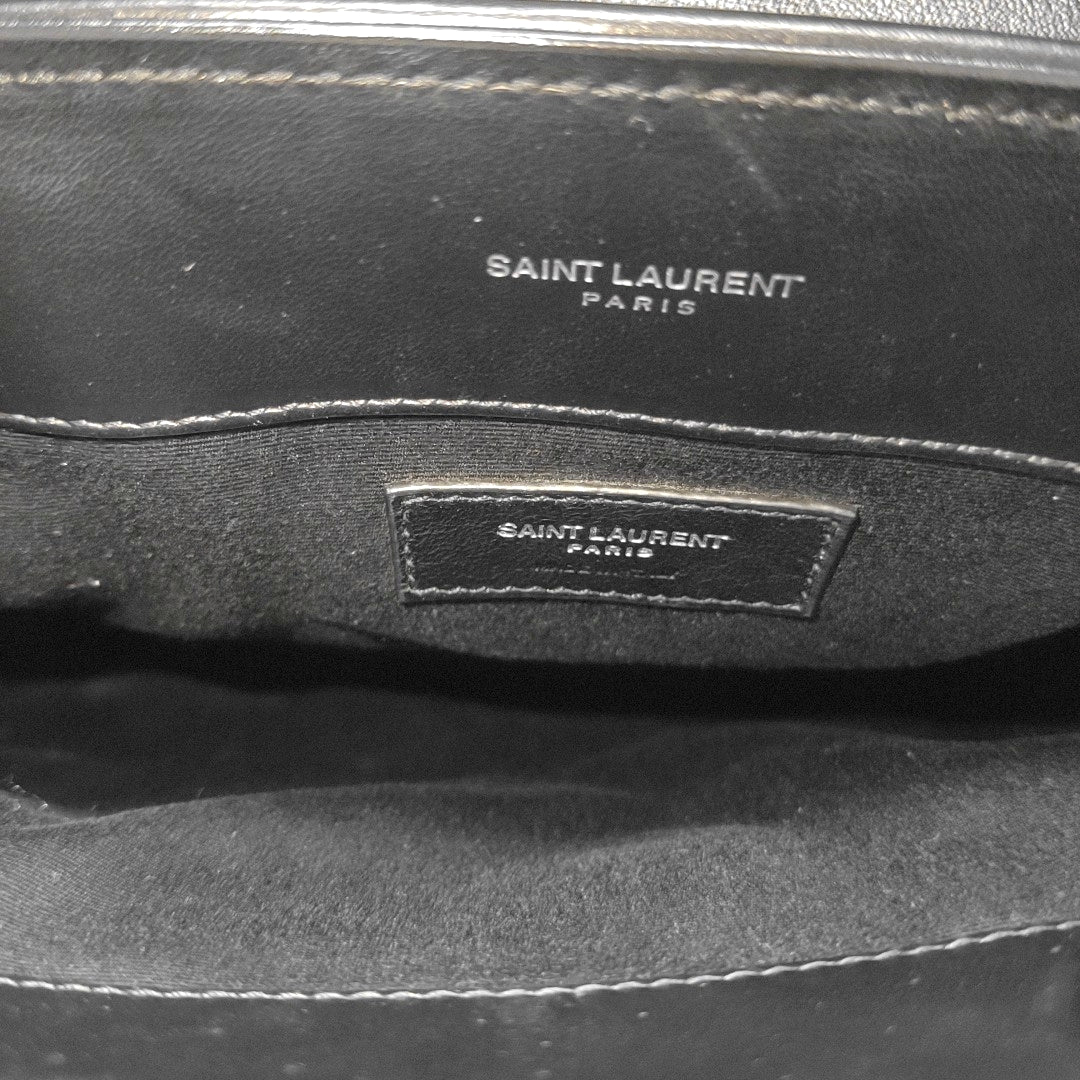 Chevron Calfskin Black