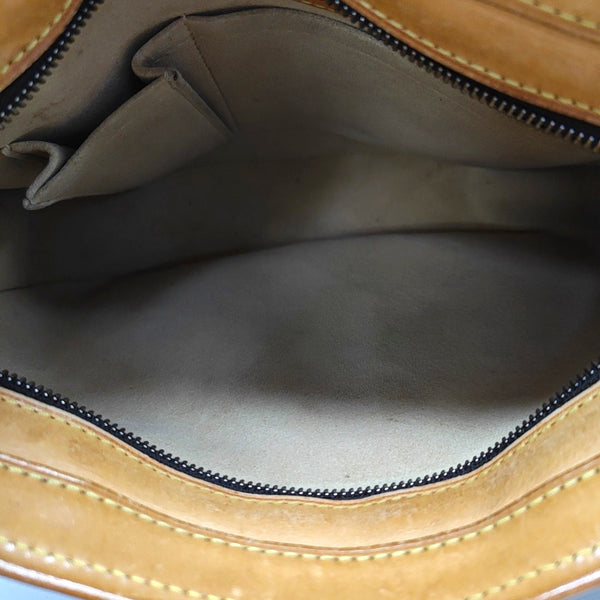 HUDSON MM Monogram Coated Canvas Brown
