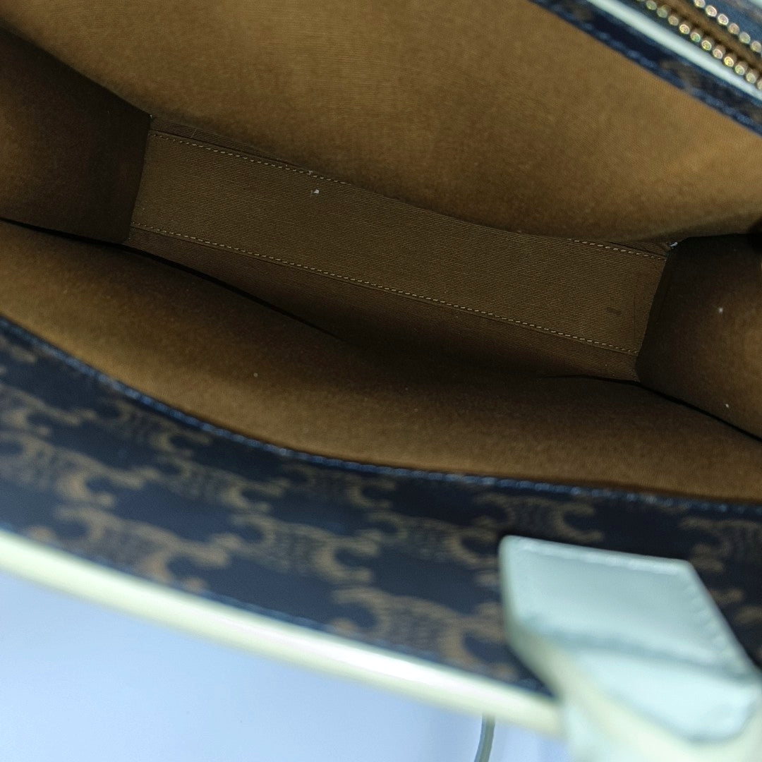 CABAS CELINE Small Coated Canvas Black