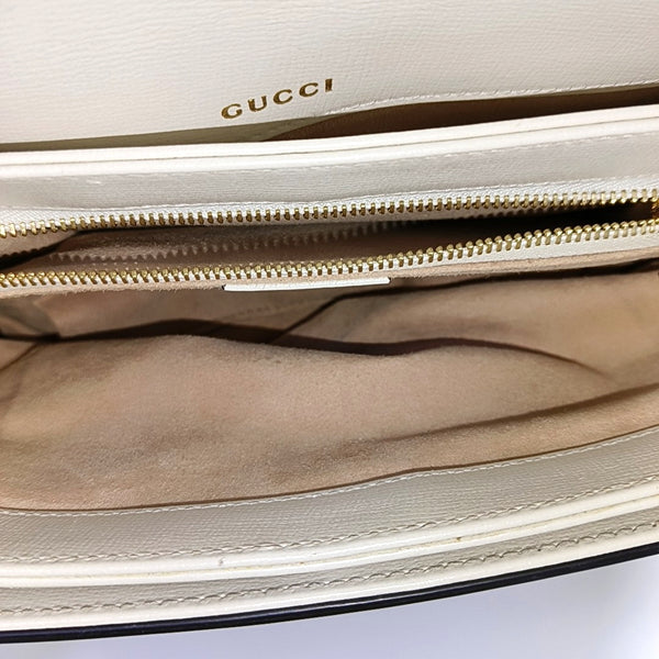 Horsebit 1955 Small Monogram Coated Canvas Beige