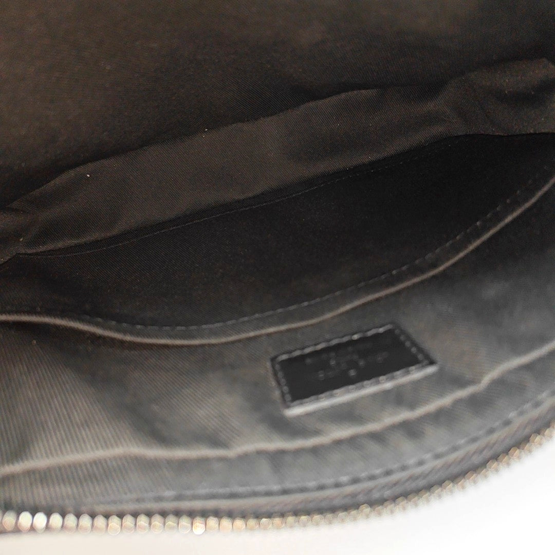 TRIO Monogram Coated Canvas Gray