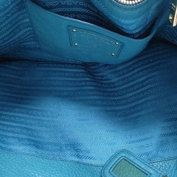 Calfskin Tote Bag Blue
