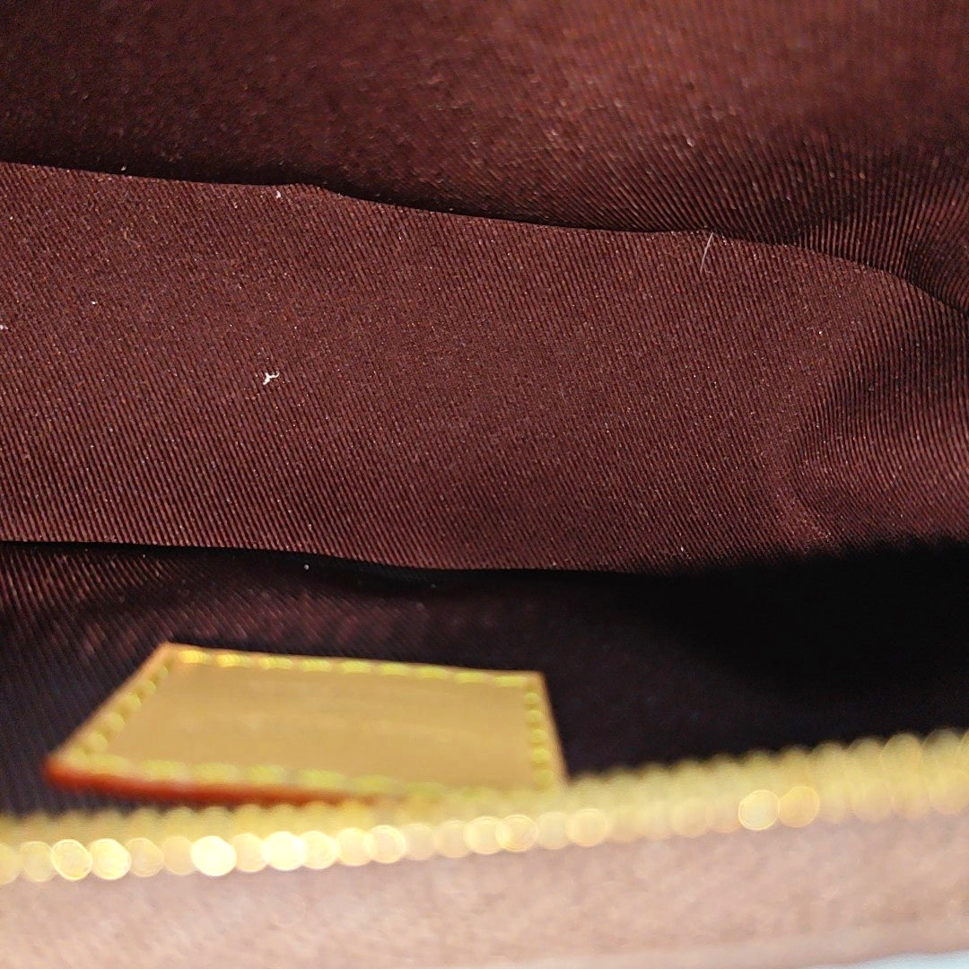 BOULOGNE Nano Monogram Coated Canvas Brown
