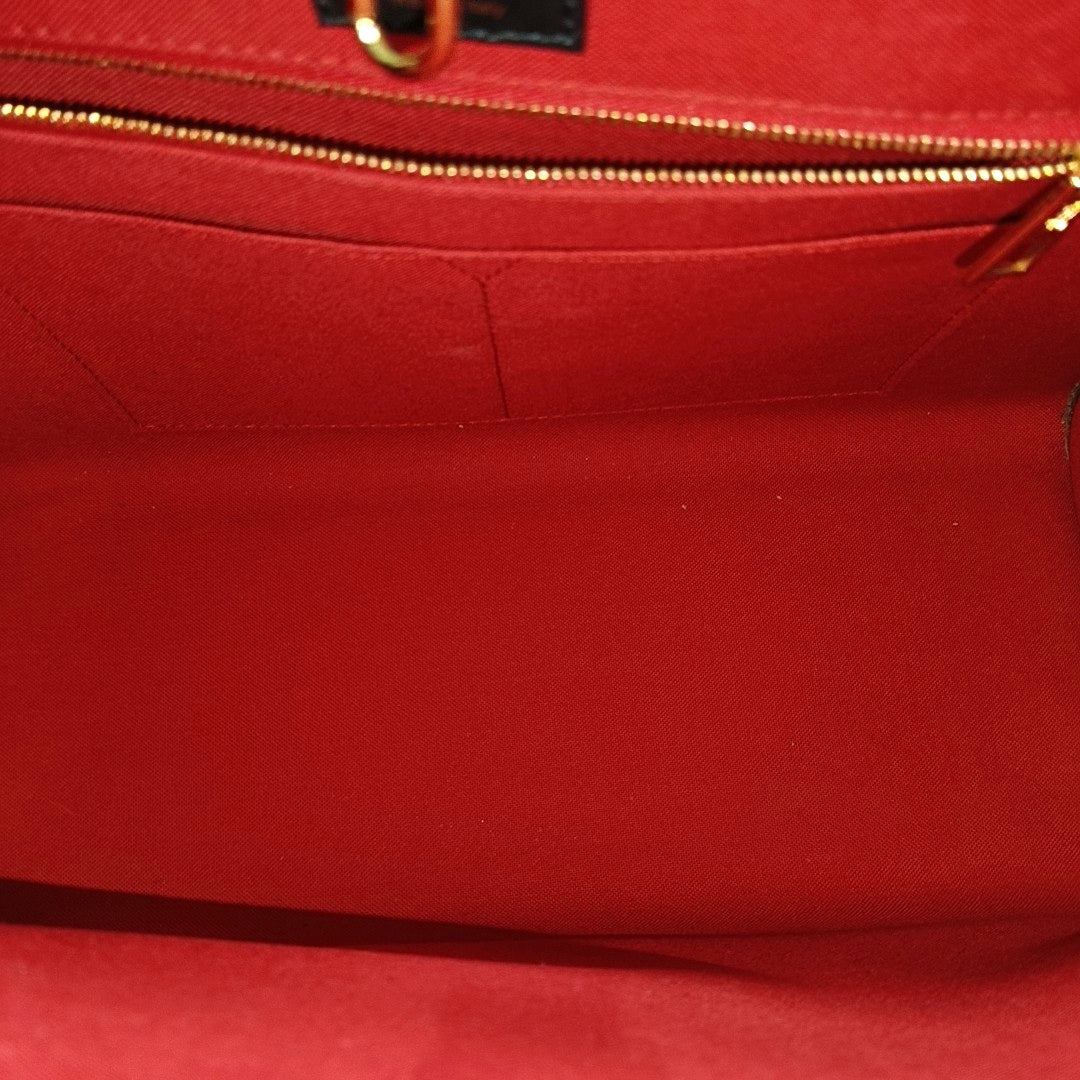 Authenticated pre-owned  ONTHEGO MM Monogram Coated Canvas Brown - Tote Bag at Looply
