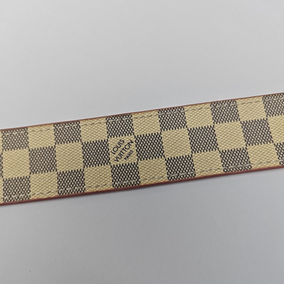 Coated Canvas Belt White