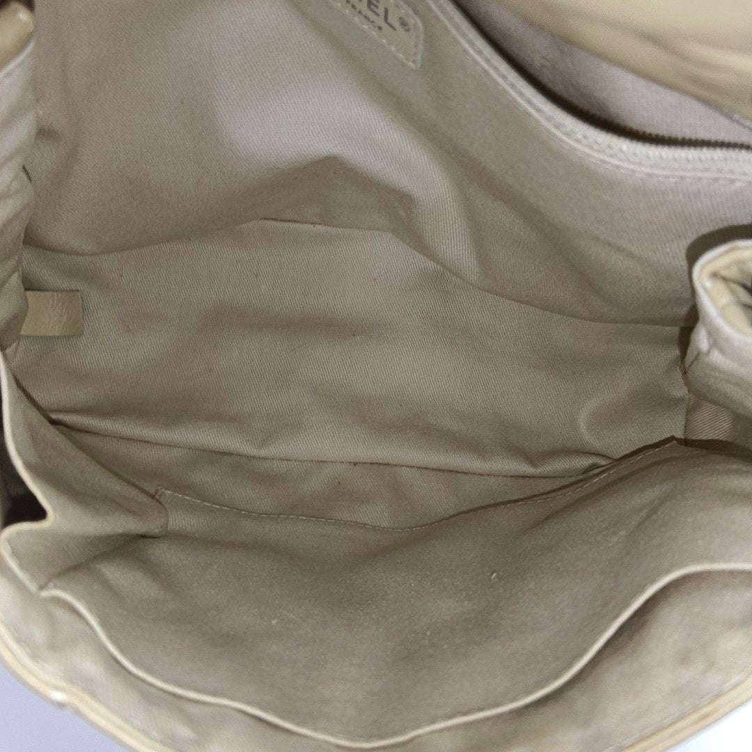 CC CROWN Quilted Calfskin Beige