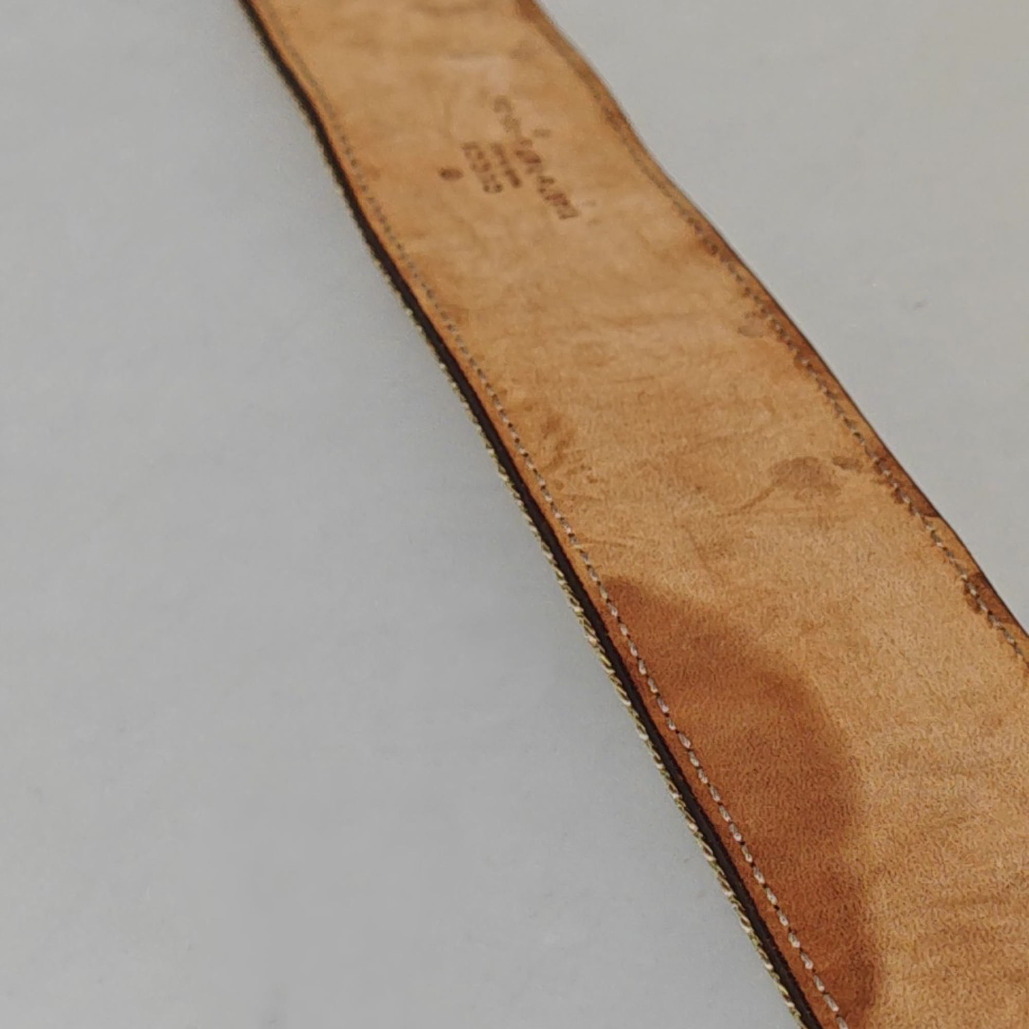 Leather Belt Yellow