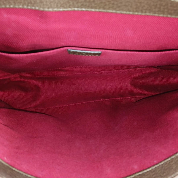 Monogram Coated Canvas Shoulder Bag Brown