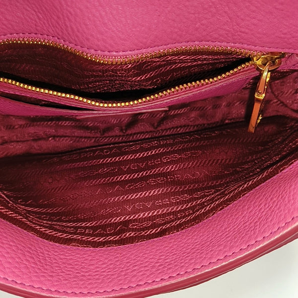 Calfskin Shoulder Bag Red